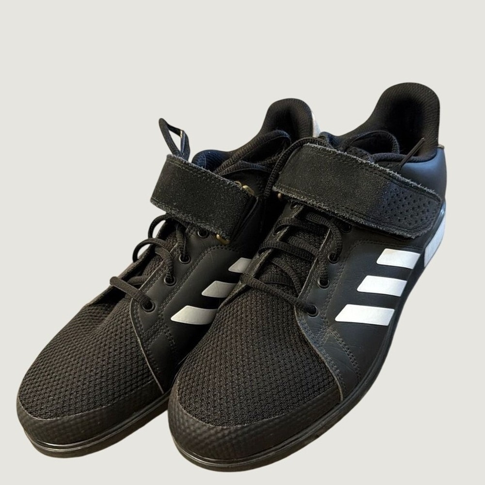 Adidas Powerlift 4 Weightlifting Shoes Size 11 Training Lifting Black White